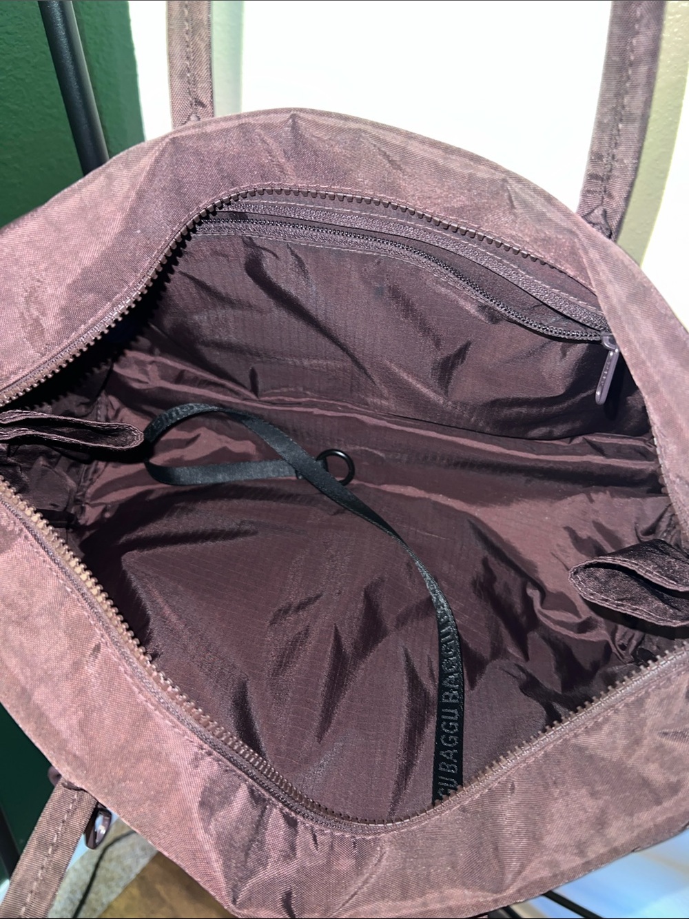 BAGGU Dark Brown bowler bag Shoulder Bag - Picture 3 of 3